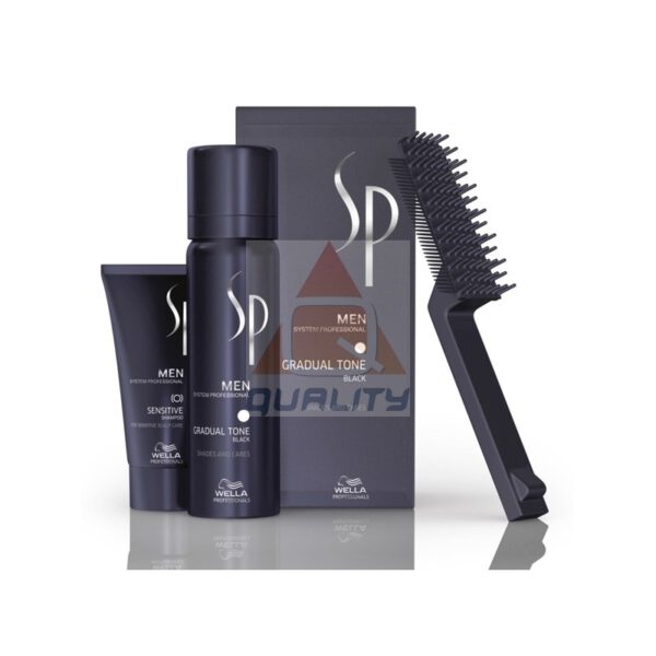 WELLA Pianka SP Men GRADUAL TONE BLACK przywracająca kolor włosów - czarny